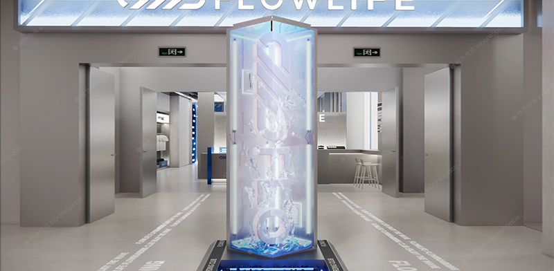 flowlife丨龙华店L形全息裸眼3D